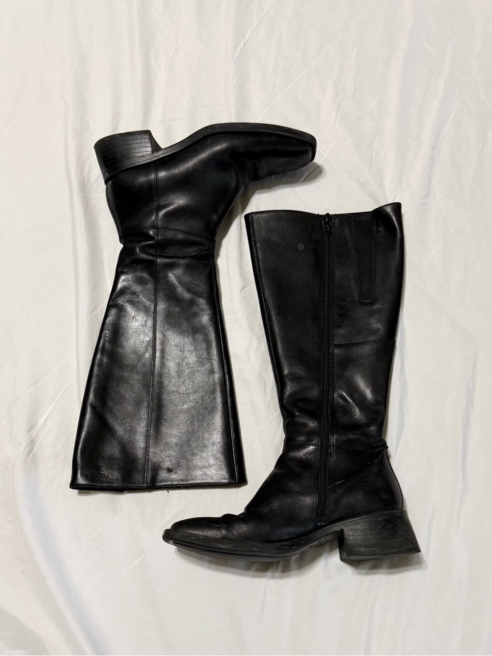 Vagabond Blanca Tall Boots in Black, Leather